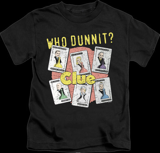 Youth Who Dunnit Clue Shirt