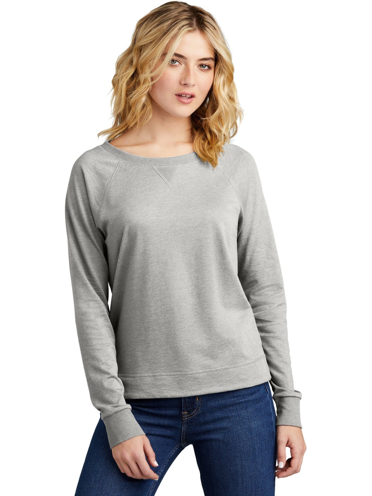 Conver Ladies Featherweight French Terry Long Sleeve Crewneck