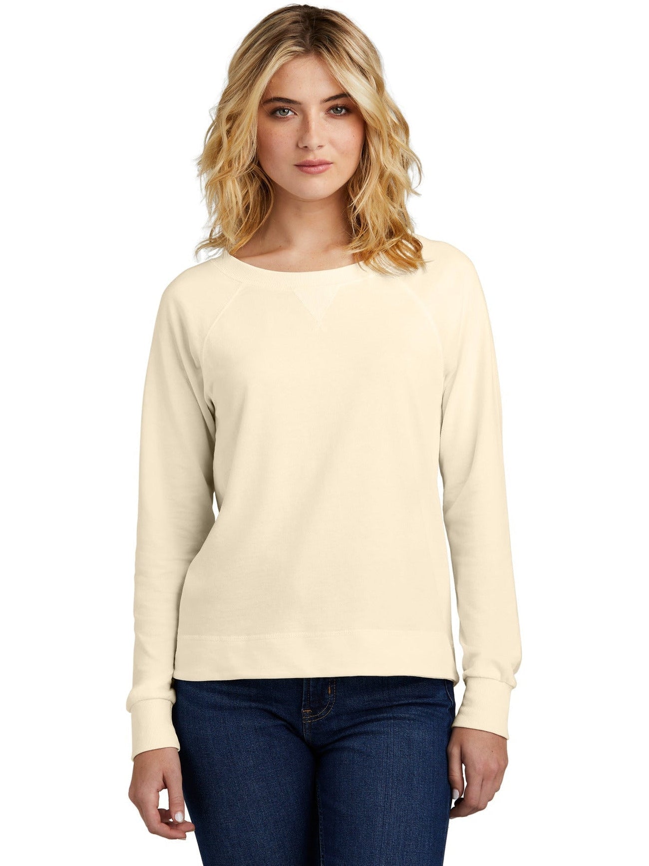 Conver Ladies Featherweight French Terry Long Sleeve Crewneck