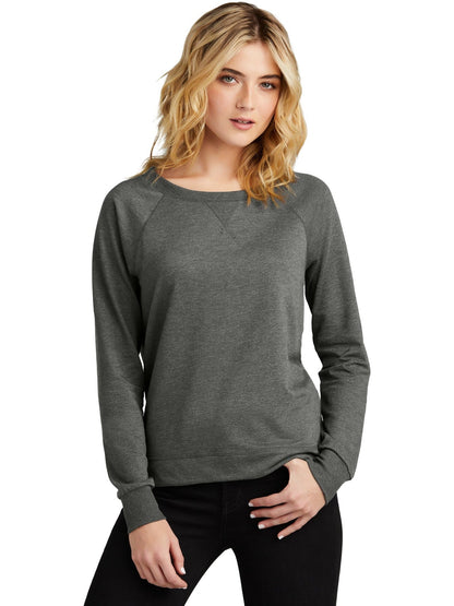 Conver Ladies Featherweight French Terry Long Sleeve Crewneck