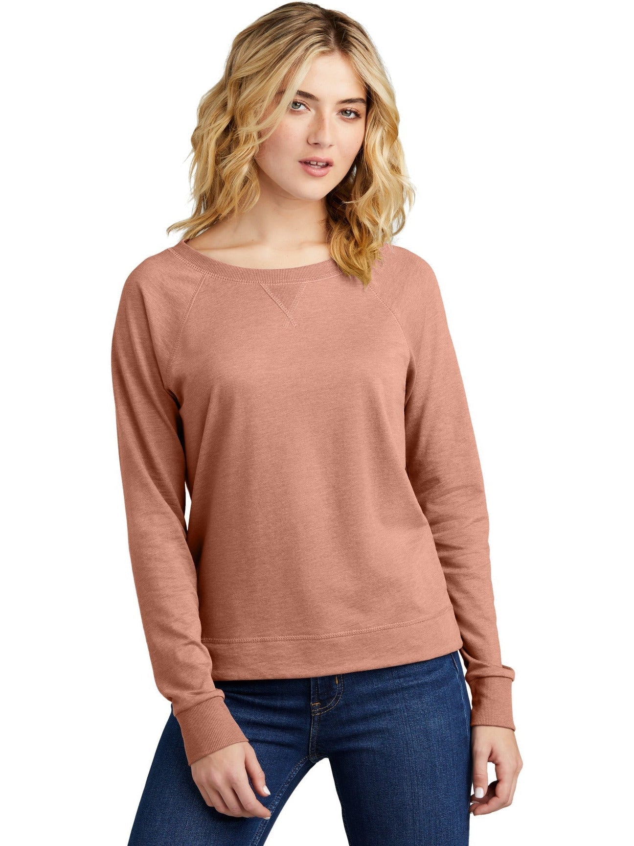 Conver Ladies Featherweight French Terry Long Sleeve Crewneck