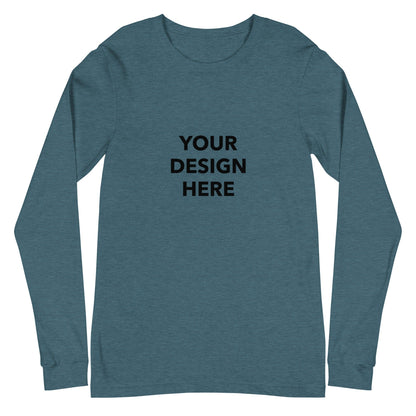 Custom Long Sleeve Shirt, Customized Text Shirt, Personalized T-Shirt, Custom Unisex Shirt, Custom Logo Tee, Print With Your Design Or Logo