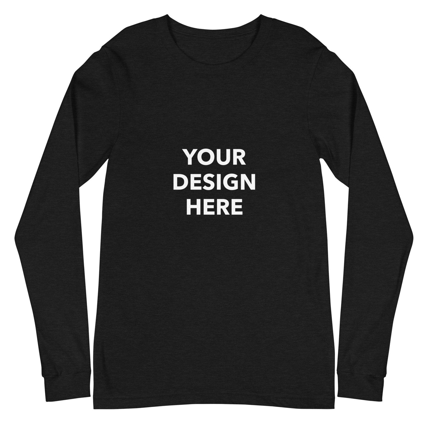 Custom Long Sleeve Shirt, Customized Text Shirt, Personalized T-Shirt, Custom Unisex Shirt, Custom Logo Tee, Print With Your Design Or Logo